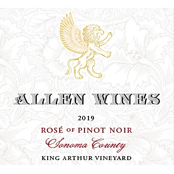 Sonoma County Rosé of Pinot King Arthur Vineyard